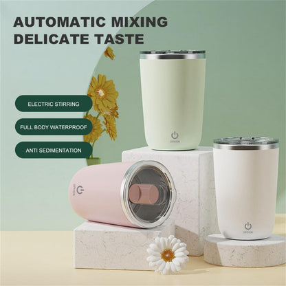 Smart Magnetic Self-Stirring Coffee Mug (350ml)