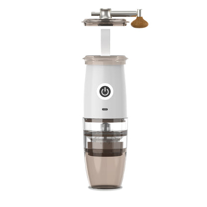 Portable Coffee Machine & Grinder – USB Electric, Manual, Compact Design