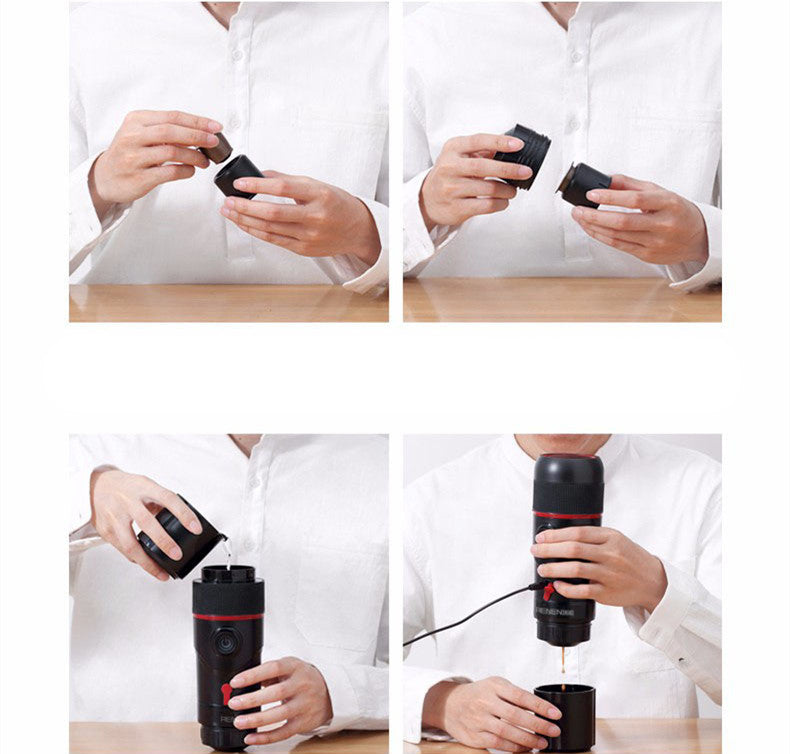 Portable Outdoor Capsule Coffee Machine – Travel & Home Brewing