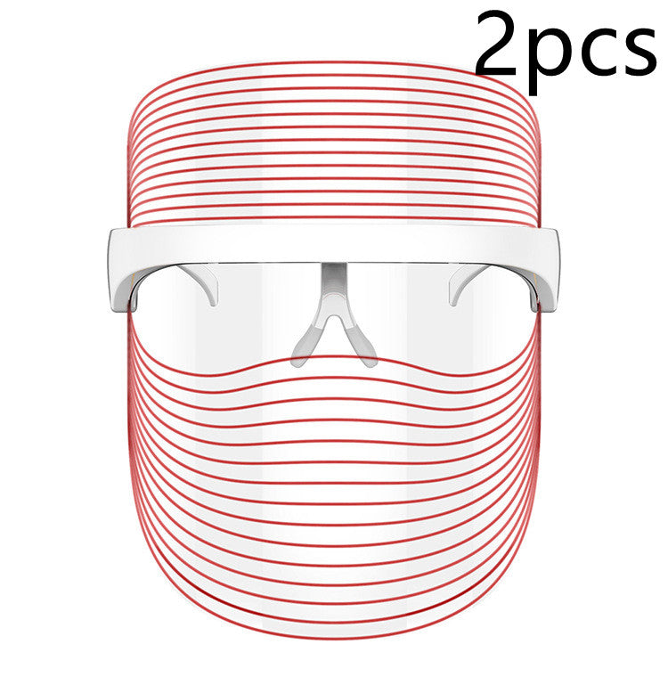 LED Facial Mask 7 Modes – Skin Whitening, Anti-Aging & Home Spa Therapy