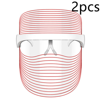 LED Facial Mask 7 Modes – Skin Whitening, Anti-Aging & Home Spa Therapy