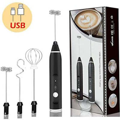 Rechargeable Milk Frother | Egg Beater | Cream & Juice Mixer