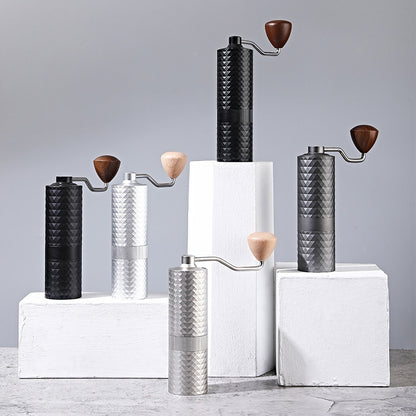 Luxury Manual Coffee Grinder – Diamond Ceramic Burr for Perfect Beans