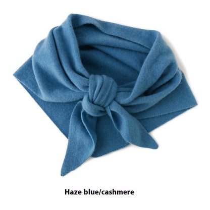 100% Pure Cashmere Knitted Shawl – Small Korean Style Unisex Wrap