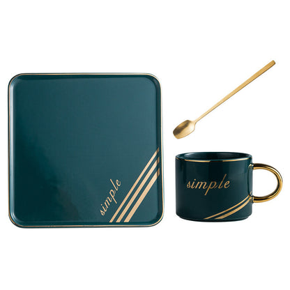Creative Ceramic Coffee Cups – Stylish & Elegant Set for Coffee Lovers