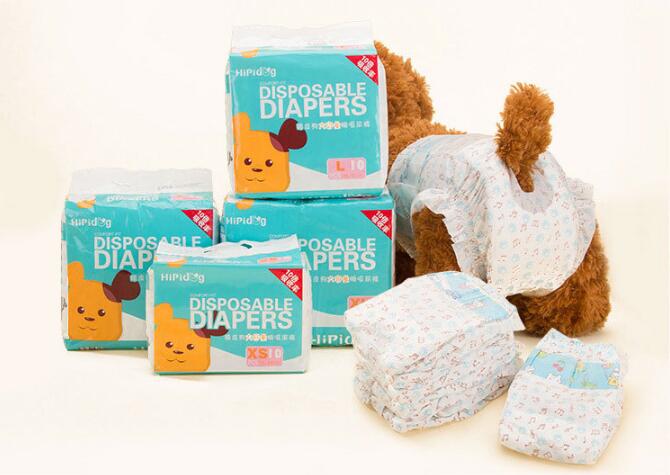 10PCS Dog Diapers – Male & Female, Disposable, Leak-Proof, Eco-Friendly