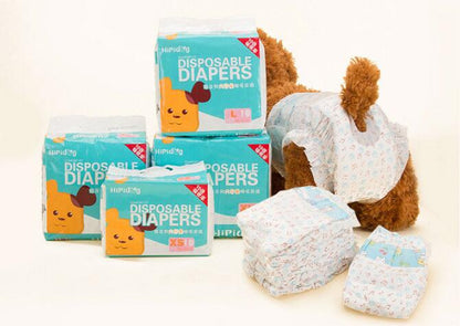10PCS Dog Diapers – Male & Female, Disposable, Leak-Proof, Eco-Friendly