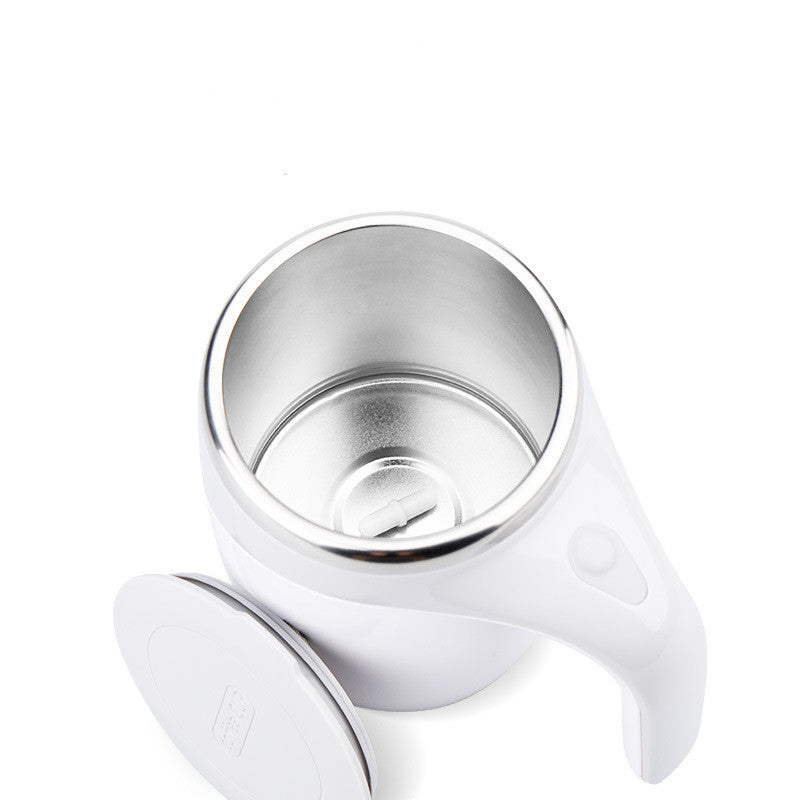 Rechargeable Self-Stirring Coffee & Milkshake Cup – Electric Magnetic Stirring Mug