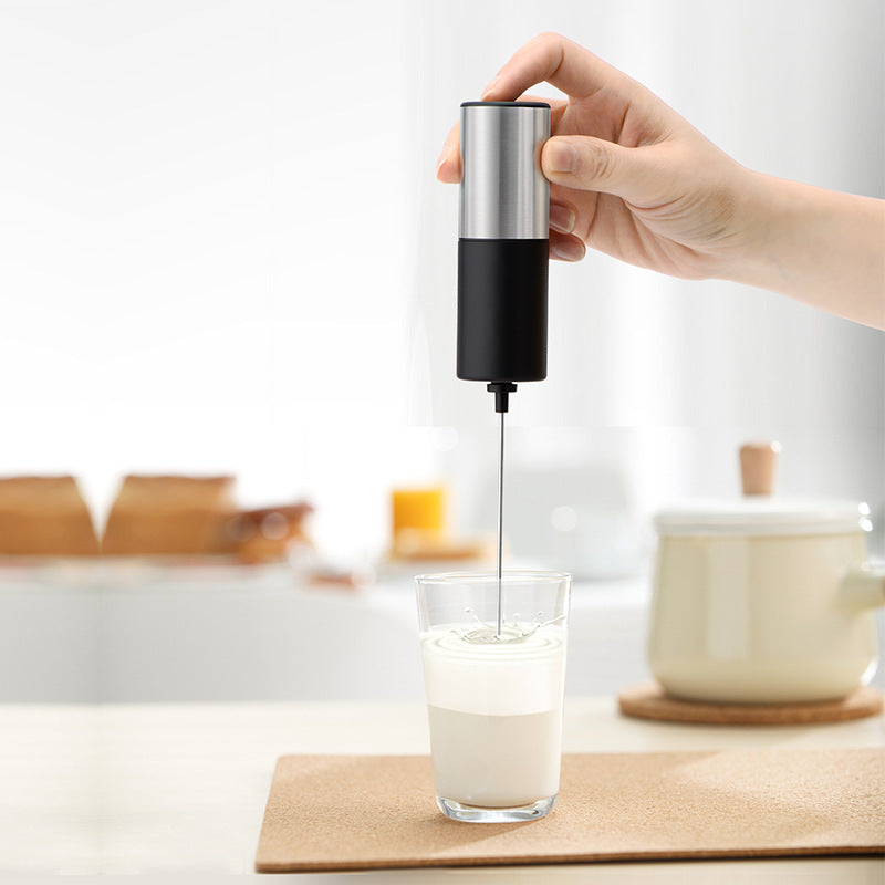 Electric Handheld Milk Frother – Café-Style Coffee Foam Maker
