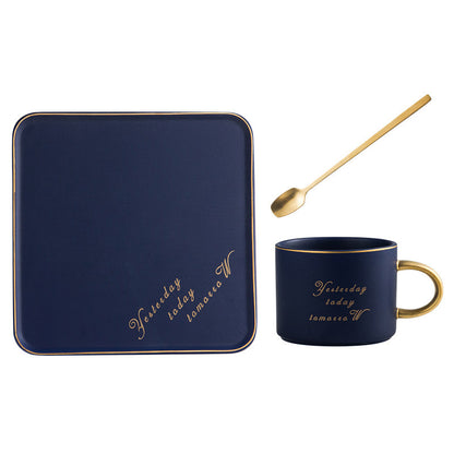 Creative Ceramic Coffee Cups – Stylish & Elegant Set for Coffee Lovers