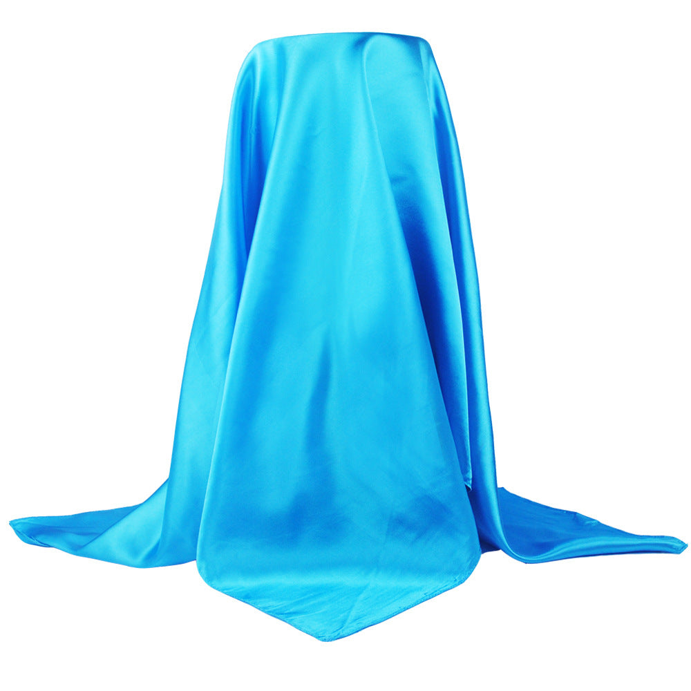 Elegant Satin Imitation Silk Shawl – Lightweight Ladies Headscarf