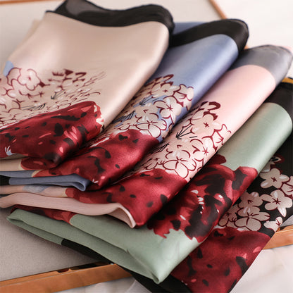 Fashionable Winter Silk Scarf – Long Shawl & Wrap for Women