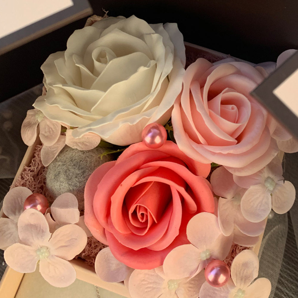 Romantic Pink LED Lamp Gift Box – Perfect Christmas & Valentine’s Day Surprise