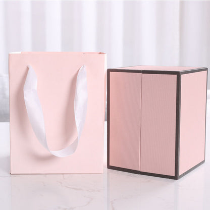 Luxury Jewelry Box with Artificial Rose & Scented Soap – Necklace Holder, Romantic Gift for Girls, Wedding & Festival Flowers