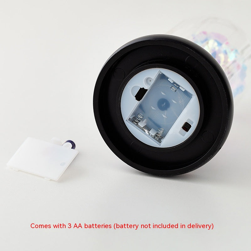 Preserved Flower LED Night Light – Romantic Glass Dome Gift