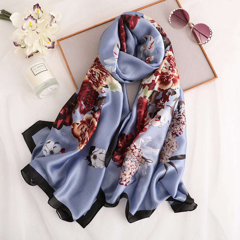 Fashionable Winter Silk Scarf – Long Shawl & Wrap for Women