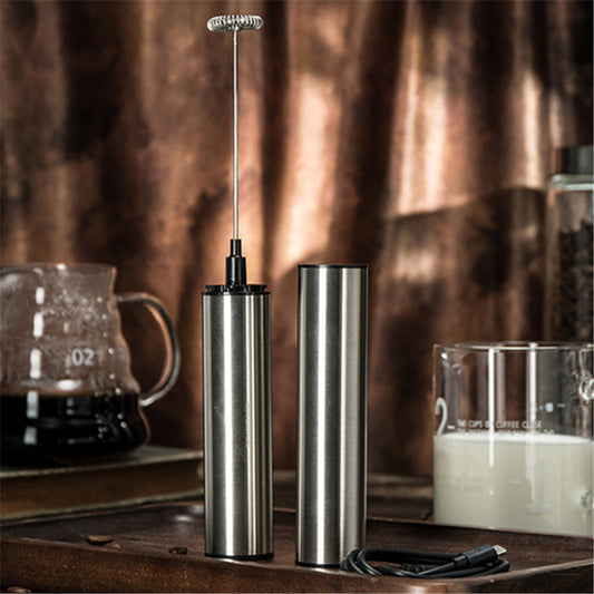 Electric Handheld Milk Frother & Blender – High-Speed Dual Whisk Mixer