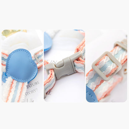 Breathable Summer Dog Harness & Leash – Chest Vest for Small & Medium Dogs (Corgi, Shiba Inu, Bichon)
