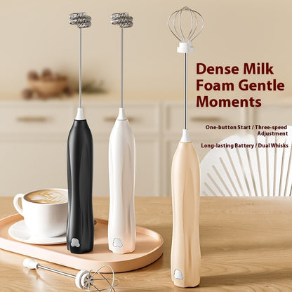 Electric Handheld Milk Frother – Mini Coffee & Matcha Foam Maker