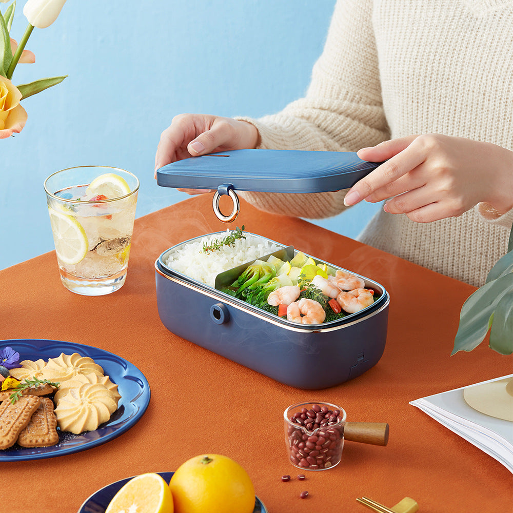Smart Water-Free Heating Lunch Box – Plug-In Portable Food Warmer