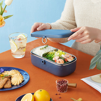 Smart Water-Free Heating Lunch Box – Plug-In Portable Food Warmer
