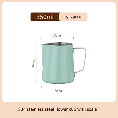 Professional Stainless Steel Milk Frothing Pitcher – Latte Art Barista Jug