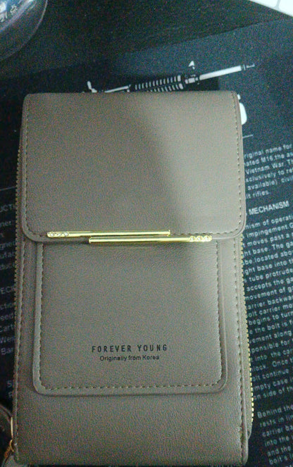 Touchscreen Crossbody Phone Bag – Stylish Mini Wallet for Women