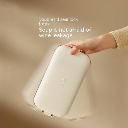 No-Water Heating Electric Lunch Box – Portable, Rechargeable & USB Powered