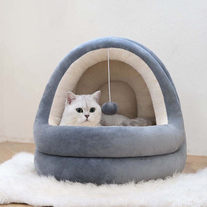 Luxury Cat House Bed – Soft & Cozy Pet Sofa Mat for Cats & Kittens