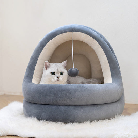 Luxury Cat House Bed – Soft & Cozy Pet Sofa Mat for Cats & Kittens