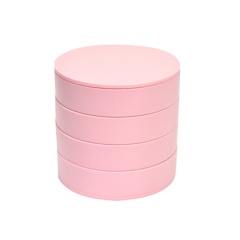 Luxury Plastic Jewelry Box Storage Container – Multi-Compartment Organizer for Rings, Earrings & Accessories