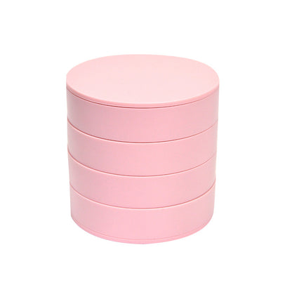 Luxury Plastic Jewelry Box Storage Container – Multi-Compartment Organizer for Rings, Earrings & Accessories