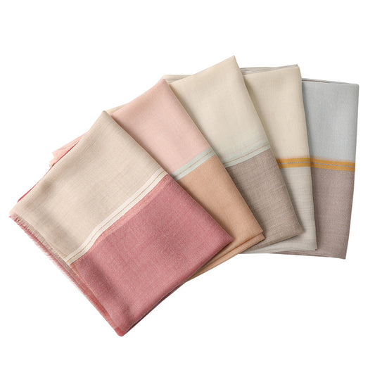 Ring Velvet Long Shawl – Autumn & Winter Cozy Wrap for Women