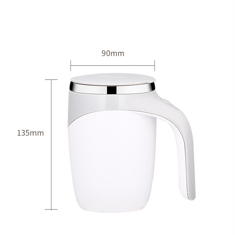 Rechargeable Self-Stirring Coffee & Milkshake Cup – Electric Magnetic Stirring Mug