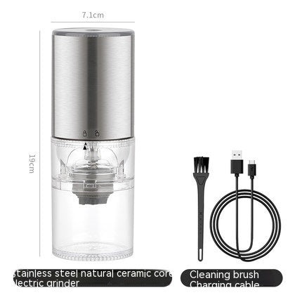 Electric Stainless Steel Coffee Grinder – Precision Bean Grinding Machine