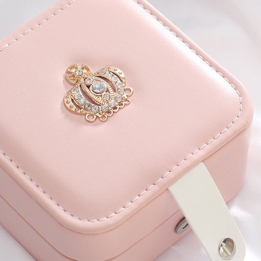Luxury Travel Jewelry Organizer – Compact Portable Case for Rings & Earrings