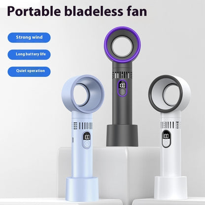 High Speed Bladeless Air Fan ❄️ Digital Display | Quiet Cooling Desk Fan for Home & Office