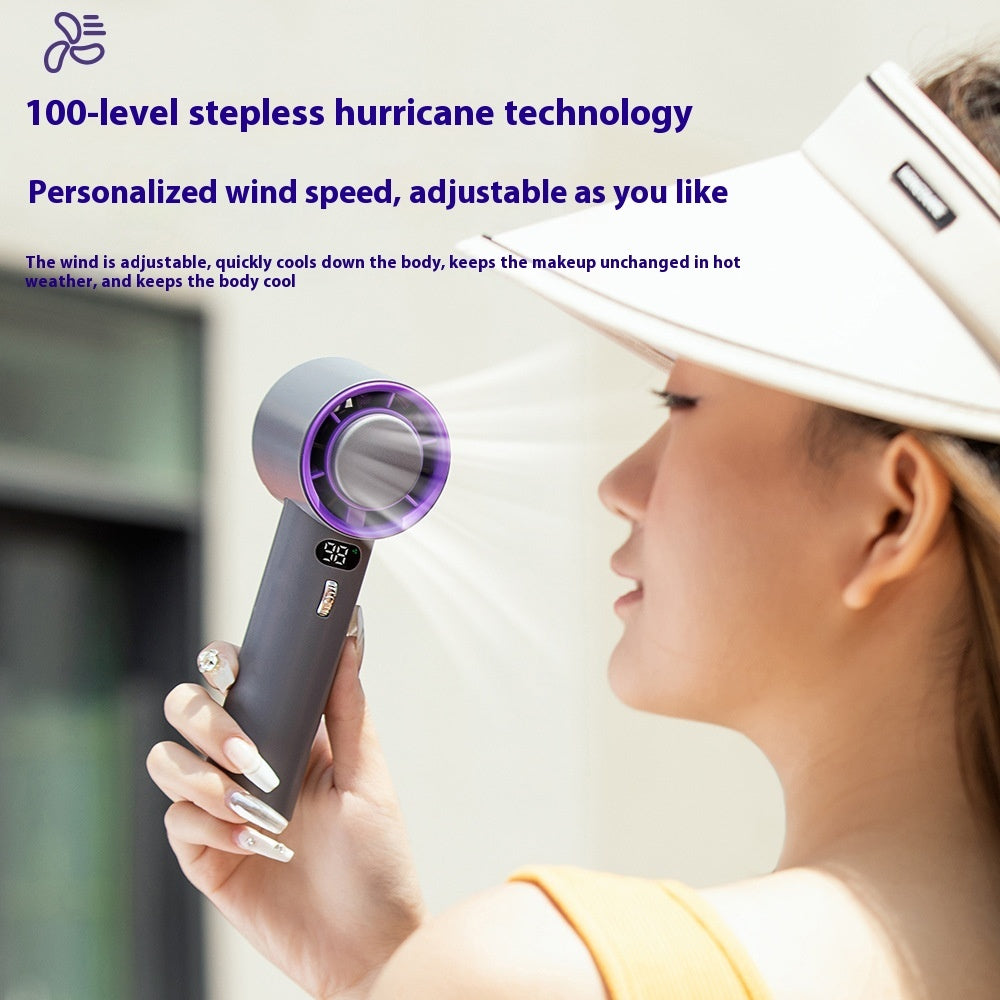 Portable Turbo Cooling Fan – Semiconductor Chill Technology, 3000mAh Battery, Adjustable Wind Speeds