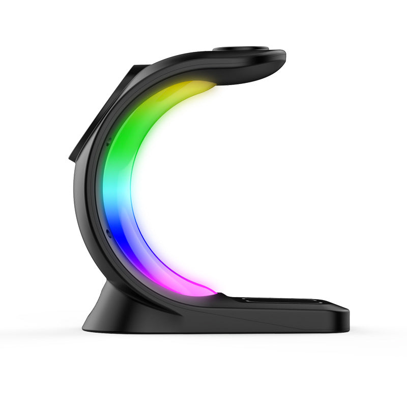 4-in-1 Magnetic Wireless Charger – Fast Charging for iPhone, AirPods Pro & Apple Watch with Ambient Light