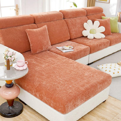 Home Fashion Chenille Stretch Sofa Cover – Modern & Cozy