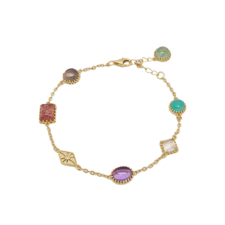 Luxury Crystal Multi-Graphic Bracelet – Elegant Statement Jewelry