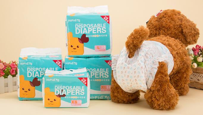 10PCS Dog Diapers – Male & Female, Disposable, Leak-Proof, Eco-Friendly
