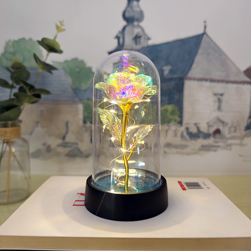 Luminous Glow Night Lamp – Glass Dome Edition