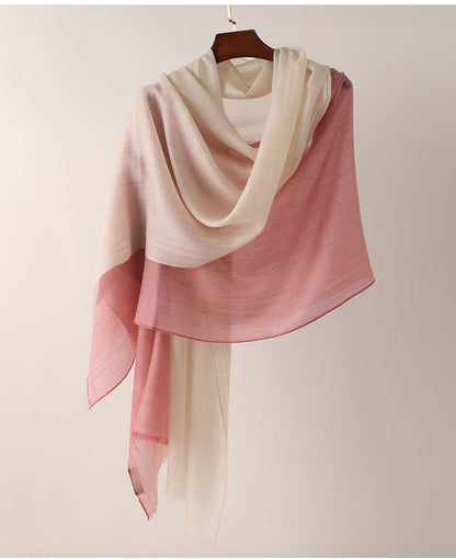 Ring Velvet Long Shawl – Autumn & Winter Cozy Wrap for Women