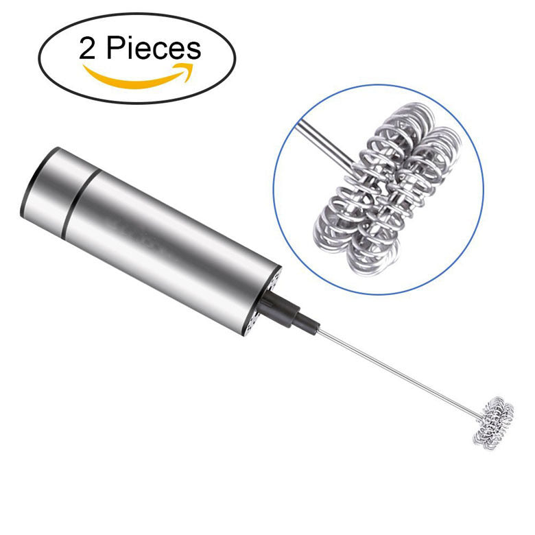 Electric Handheld Milk Frother & Blender – High-Speed Dual Whisk Mixer