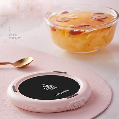 2-in-1 Mug Warmer & Wireless Charger – Keep Your Coffee Hot Anytime