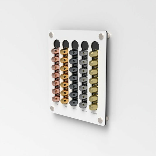 Premium Wall Coffee Pod Rack – Stylish Kitchen Organizer