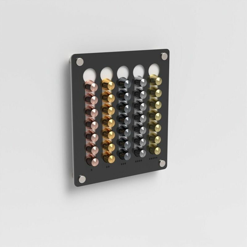 Premium Wall Coffee Pod Rack – Stylish Kitchen Organizer