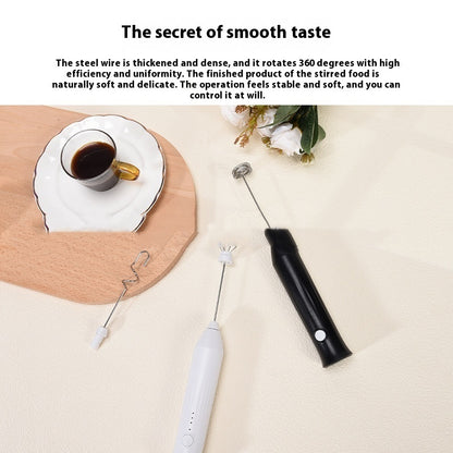 Multifunctional Electric Milk Frother Handheld Wireless Charger
