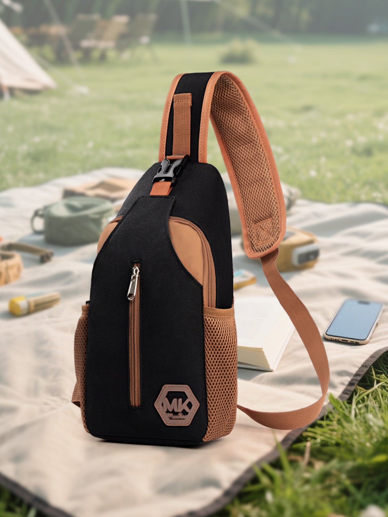 Korean-Style Crossbody Bag – Wear-Resistant & Casual